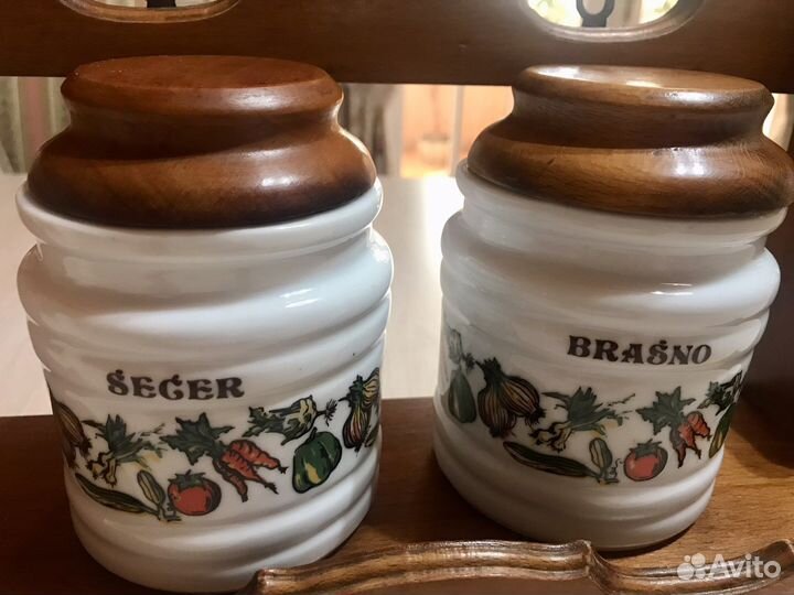 Винтажный набор банок Югославия