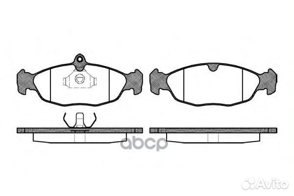 Колодки торм.дисковые 239300 Road house