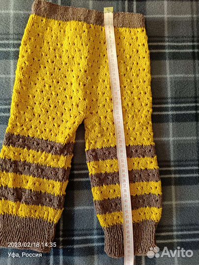 Вязанный костюм детский