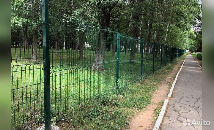 Сетка для забора 3d