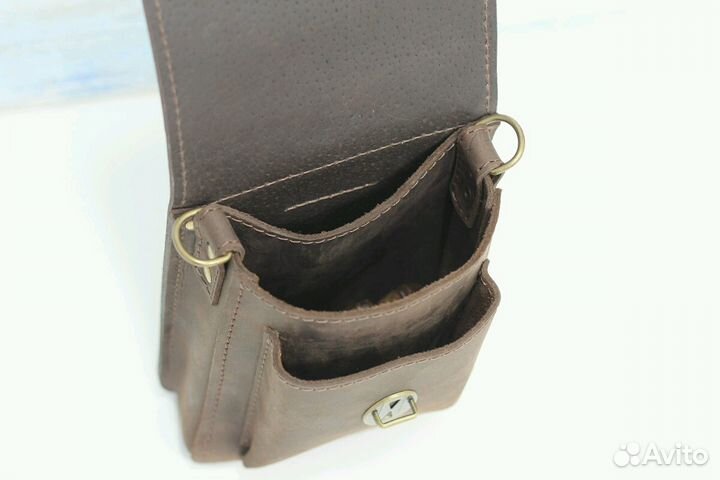 Мужская сумка кожаная небольшая