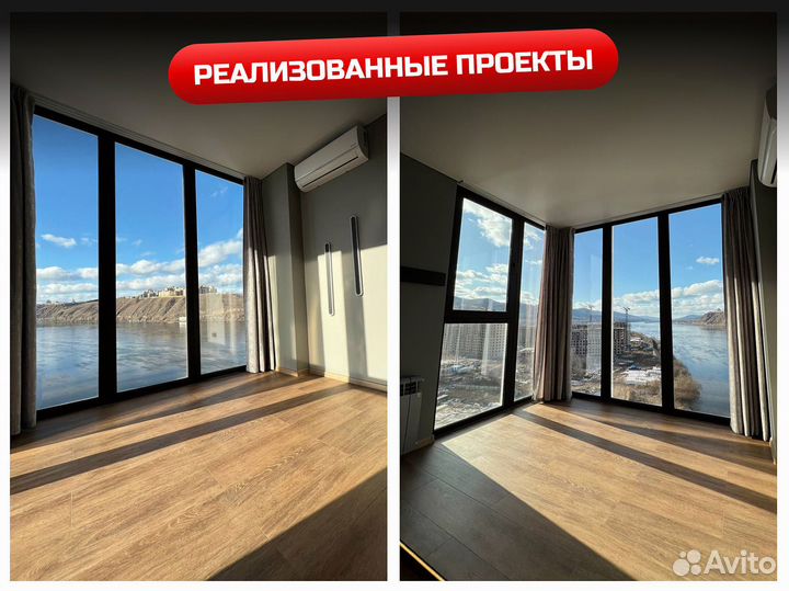 Балконный блок алюминиевый