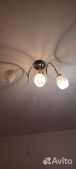 Люстра потолочная подвесная бу