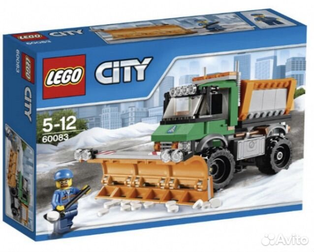 Lego 60083 City Снегоуборочный грузовик оригинал