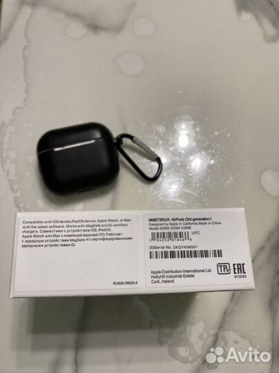 Беспроводные наушники apple airpods 3