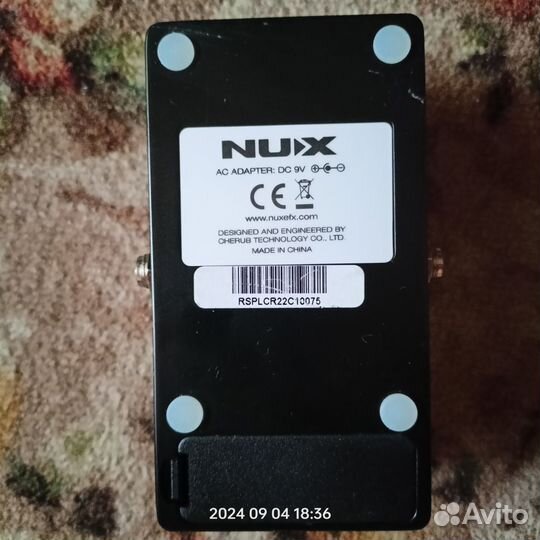 Гитарная педаль nux plexi crunch