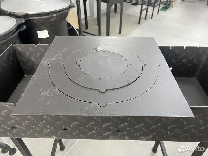 Плита варочная со съемными кольцами