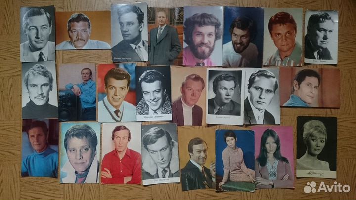 Фотографии актёров кино СССР. №2. 250шт. Список