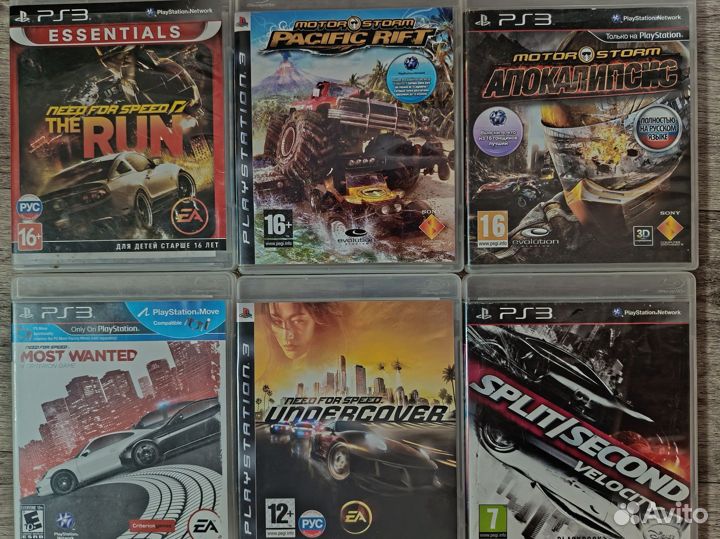 Диски Sony PS3 игры