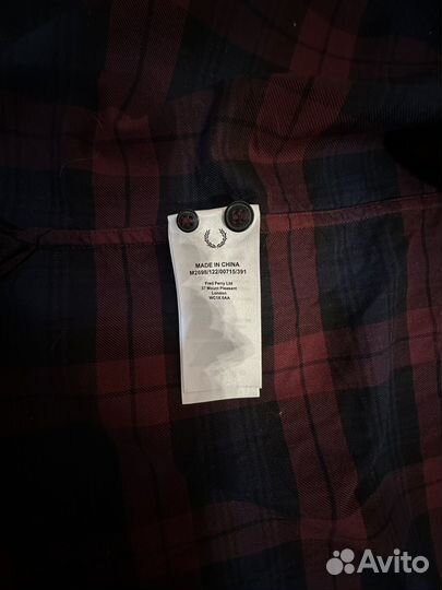 Рубашка fred perry