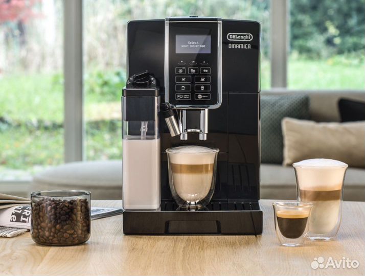 Dinamica DeLonghi Кофемашина ecam350.55.B