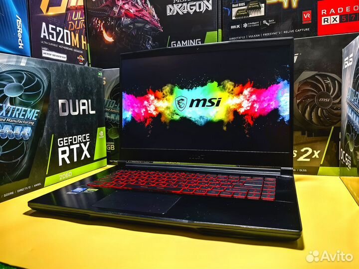 Ноутбук игровой MSI Core i5-11th / RTX 3050