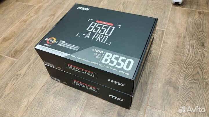 Материнская плата MSI b550-A PRO am4 новая