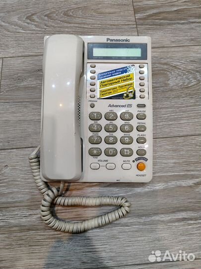 Проводной телефон panasonic kx-ts 2388 kx-ts 2365