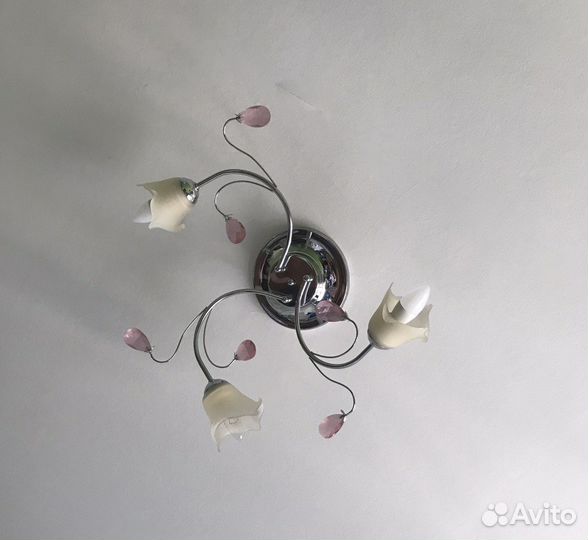 Люстра потолочная бу