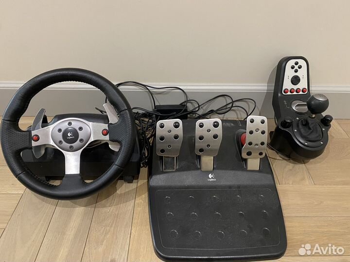 Полный комплект logitech g25