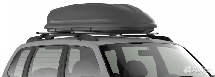 Бокс грузовой Turino 1 (черный матовый) (410 л)