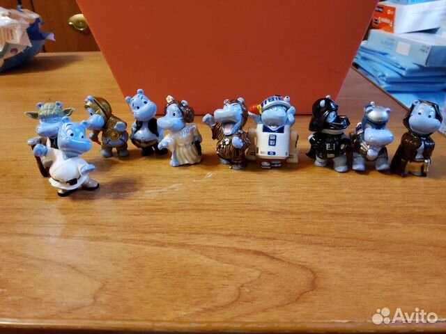 Бегемоты киндер сюрприз