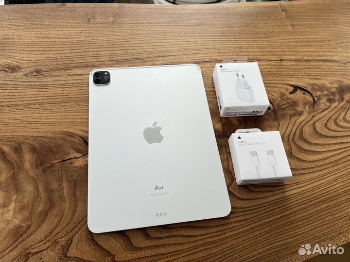 iPad Pro 11 2021 m1 128gb silver Wifi идеал