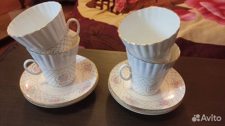 Кофейный сервиз лфз СССР фарфор