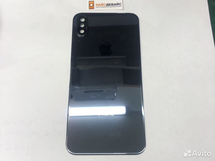 Задняя крышка для Apple iPhone X (серый)
