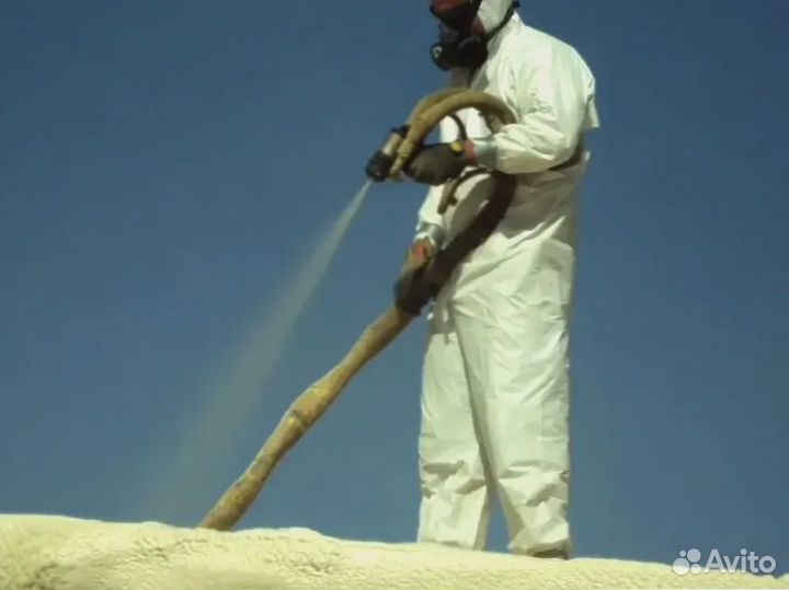 Пенное утепление дома