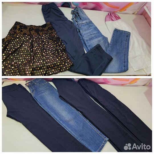 Огромный пакет вещей на девочку от 122 размера