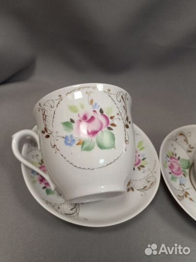 Кофейные пары Роспись Фарфор СССР