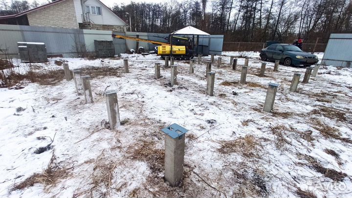 Жб, Железобетонные, Жби, Бетонные сваи / Фундамент