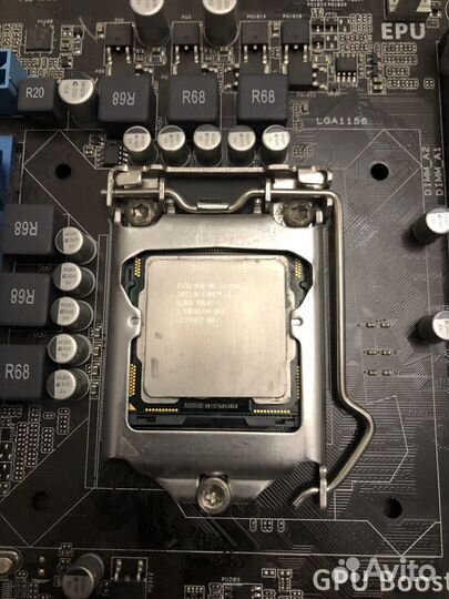 Материнская плата Asus p7h55-v с i3-550