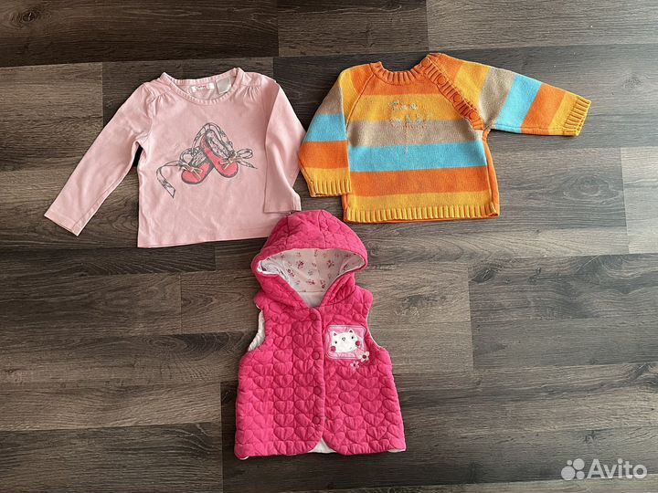Одежда для девочки 74- 80 пакетом