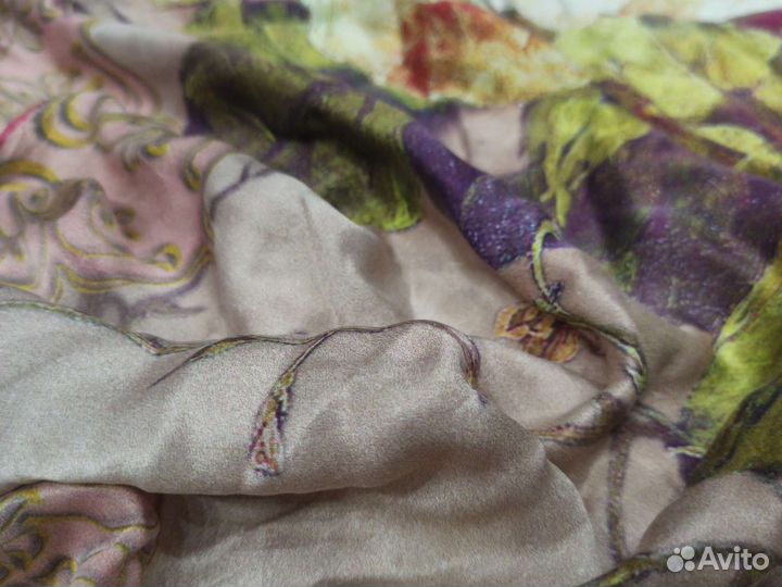 Платок 95см из китайского шелка оригинал