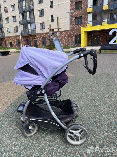 Коляска 2в1 teutonia фиолетовая