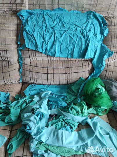 Обрезки ткани для рукоделия