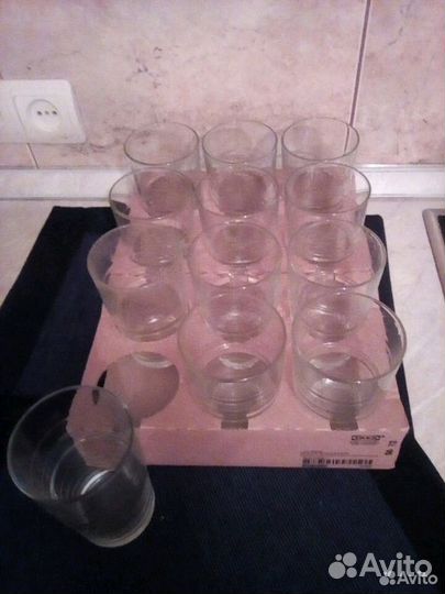 Стаканы икеа новые