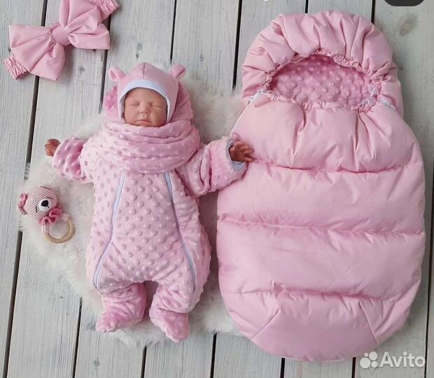 Комплект на выписку зимний, до - 25