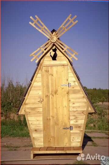 Дачный туалет с установкой