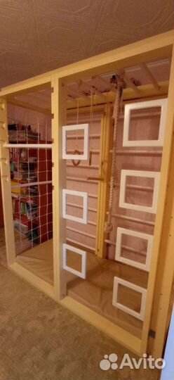 Детский спортивный комплекс деревянный