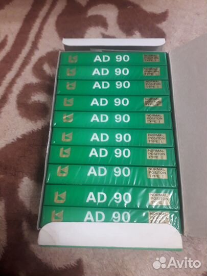 Аудиокассеты Lucky AD90 (блок, запечатанные)