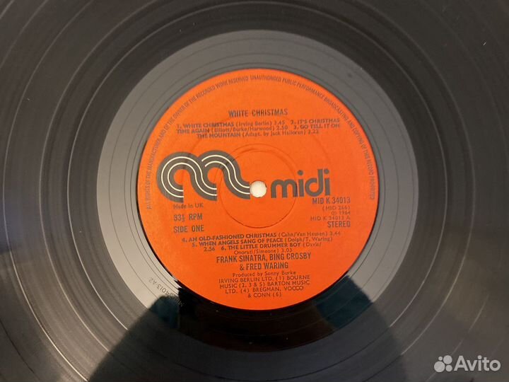 White Christmas with Sinatra, Crosby, Waring lp