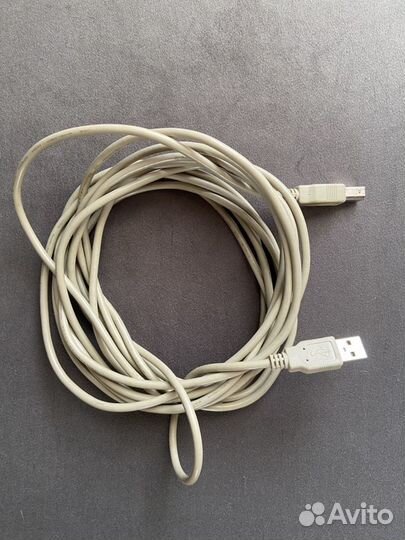 Кабель USB для принтера Type A - Type B 4,5 м
