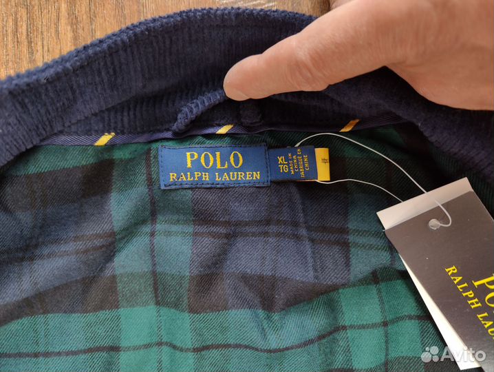 Вельветовая куртка бомбер Polo Ralph Lauren