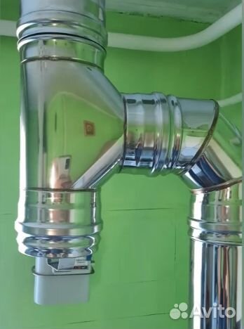 Тройник 90* для дымохода Д200мм