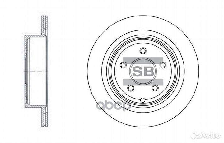 Диск тормозной SD4209 Sangsin brake