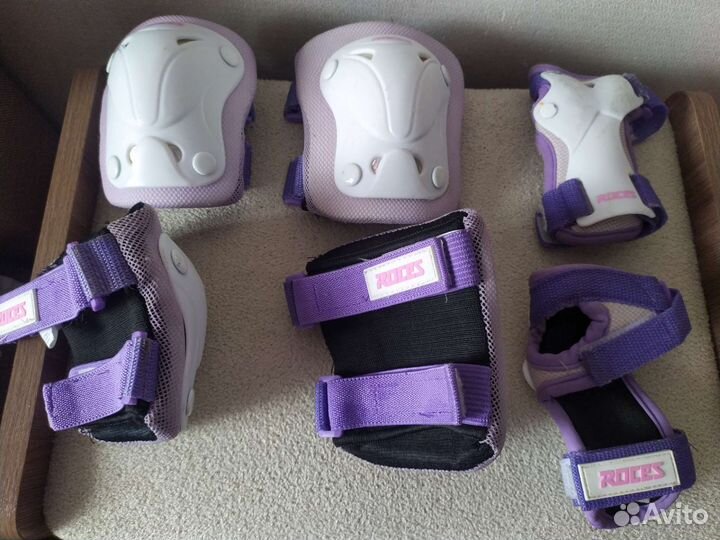 Детские ролики раздвижные и защита вся полностью