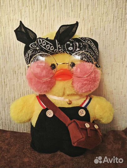 Мягкая игрушка утка Lalafanfan