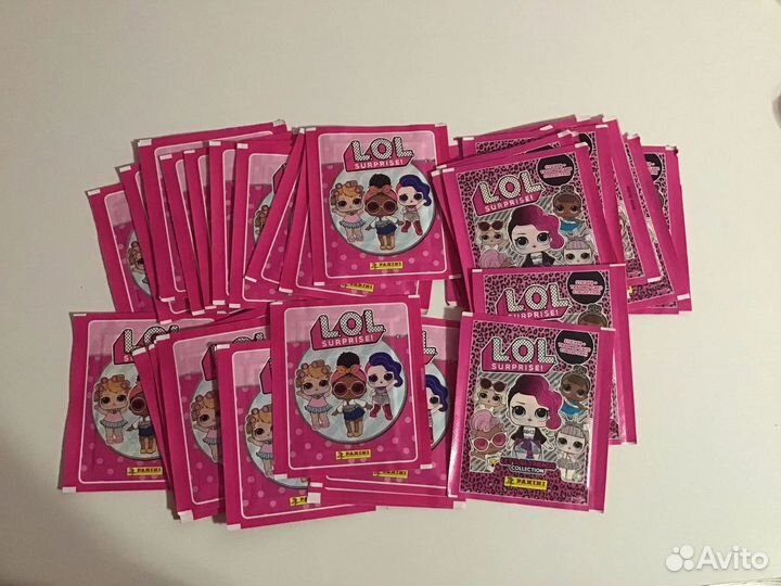 Наклейки panini LOL fortnite пакетики