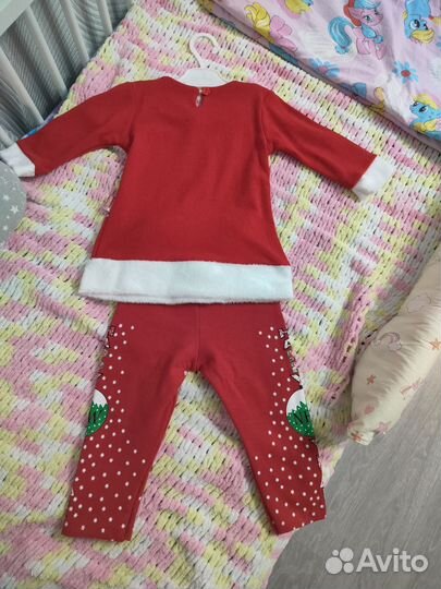 Новогодний костюм для девочки 92