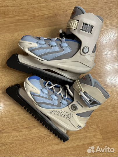Коньки roces детские р 30-35