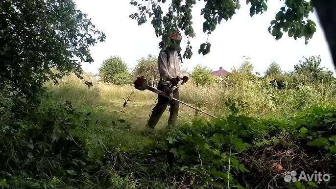 Покос травы, кустов, деревьев на участках